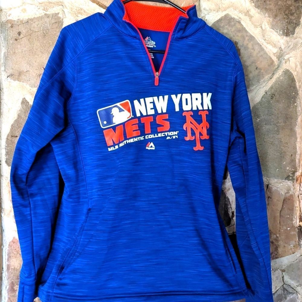 Majestic New York Mets Authentic Quarter Zip